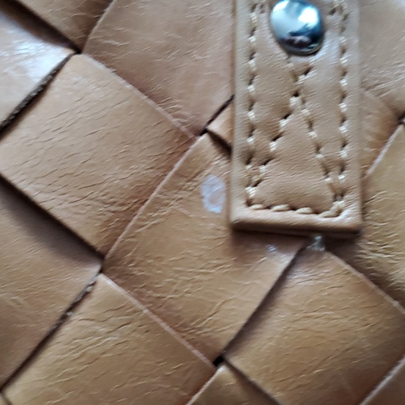 Latico nj USA cognac woven leather bag - Picture 10 of 12